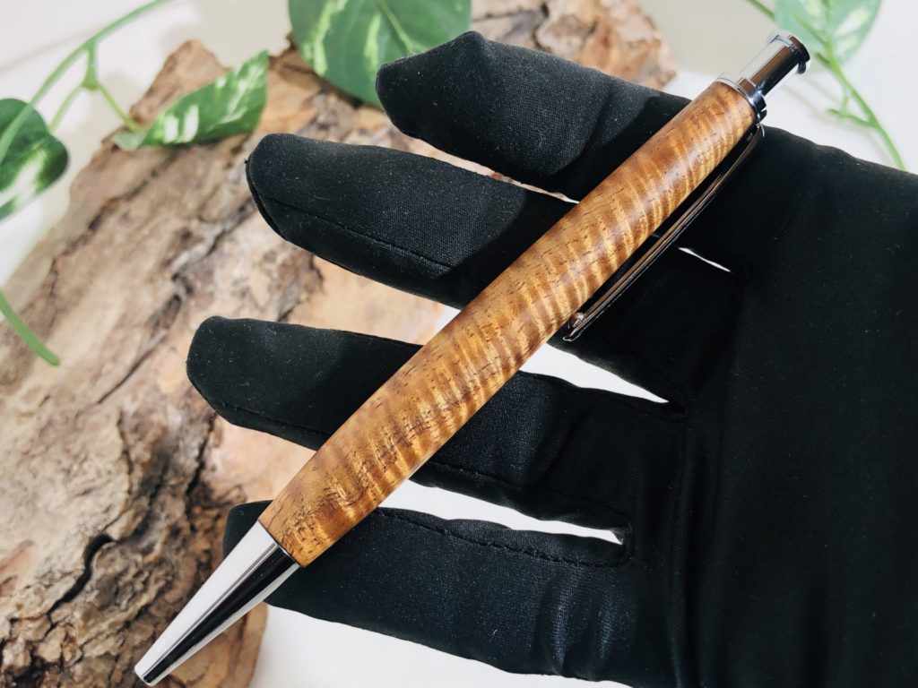 【Extra】ハワイアンコア・カーリー ボールペン 木軸 | 木軸ペン工房 